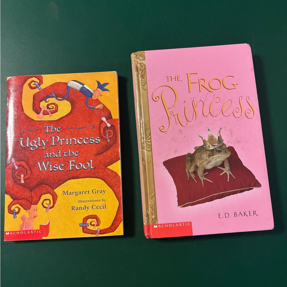 The Ugly Princess wise fool and The Frog Princess Books chapter story kids read